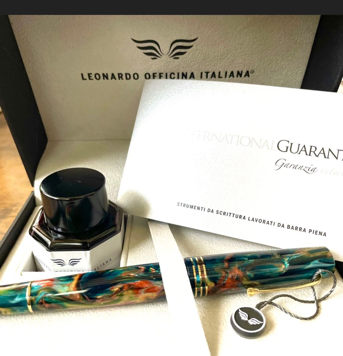 【限定生産品43本】レオナルド 万年筆 MZG サンセット・ウェーブ F ラスト1本！【限定43本】レオナルド万年筆 モーメント・ゼロ