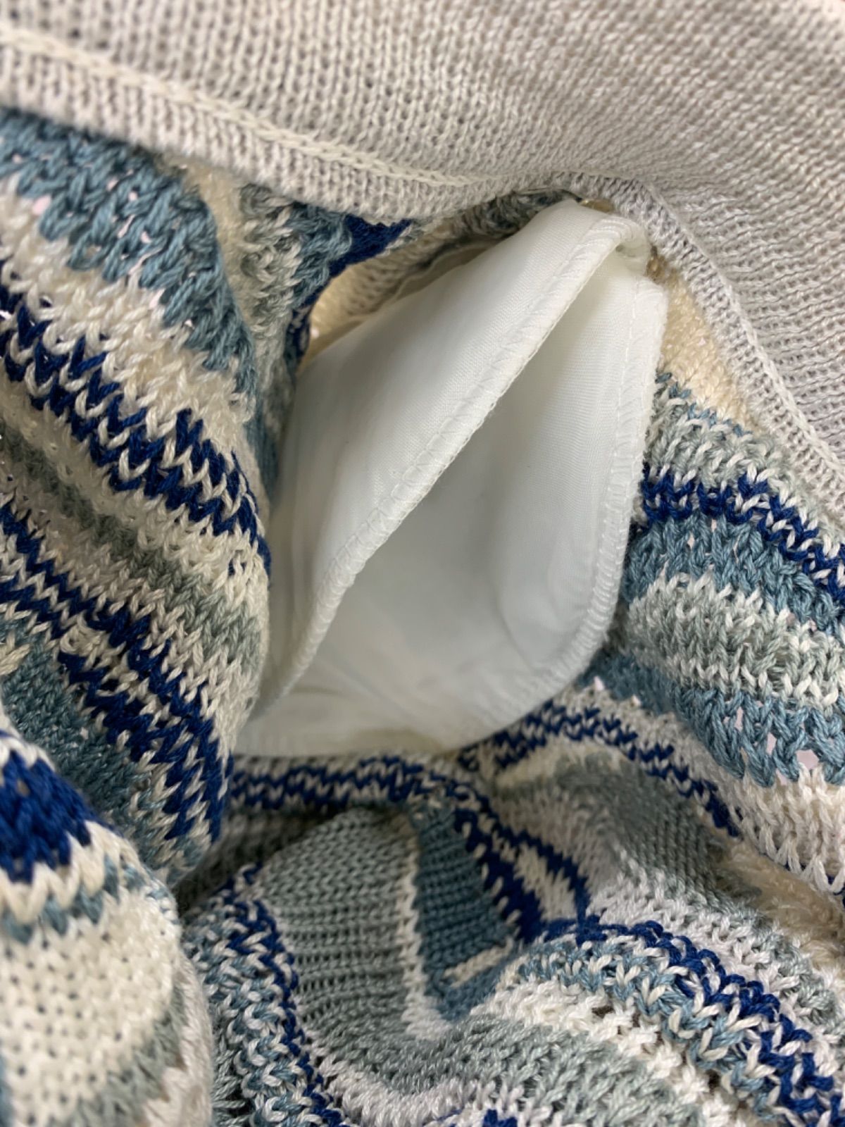 ☆未使用 COOGI クージー 3Dニット カーディガン S 肩パット付き  