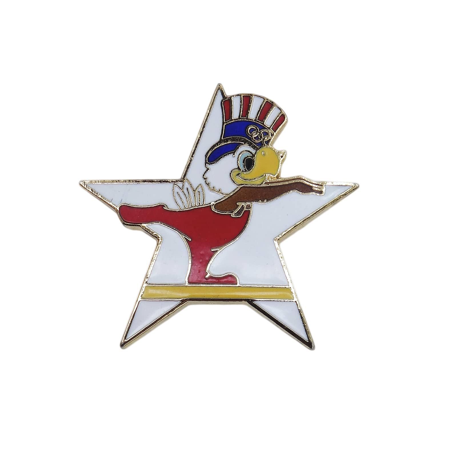 1984ロス五輪マスコット額入りピンバッチ 1984年 ロサンゼルス オリンピック ヴィンテージ ピンズ
