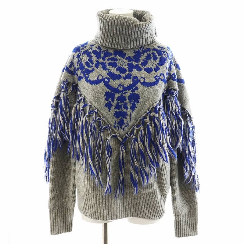 サカイ sacai 19AW フローラルジャガードニット セーター