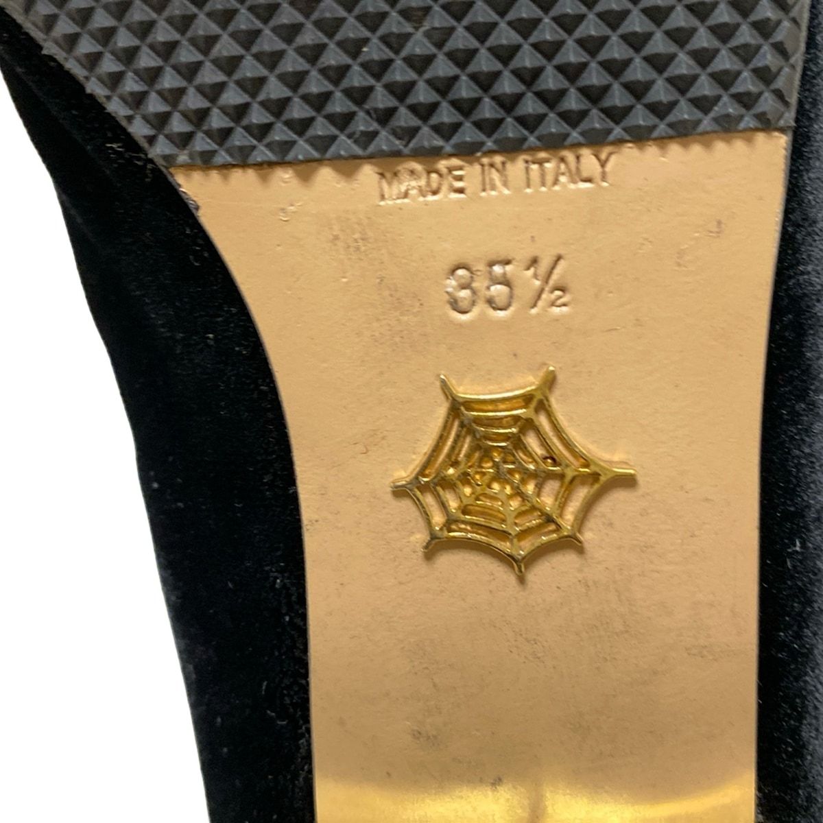 黒×ゴールド ネコ|アウトソール張替済