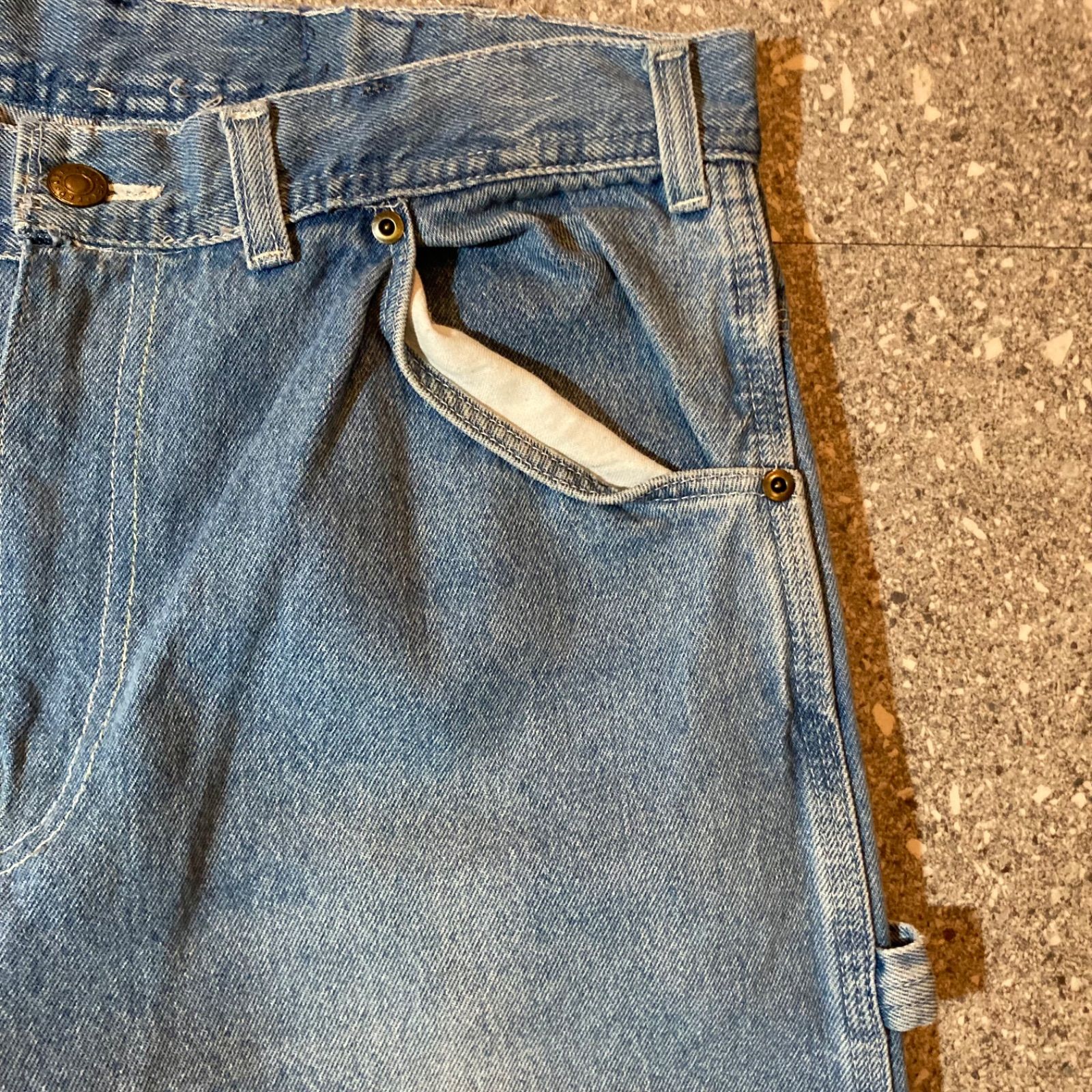80s Key TALONZIP ペインターパンツ デニム ワークパンツ 80s〜 KEY denim painter pants TALON ZIP / 80年代製 キー デニム