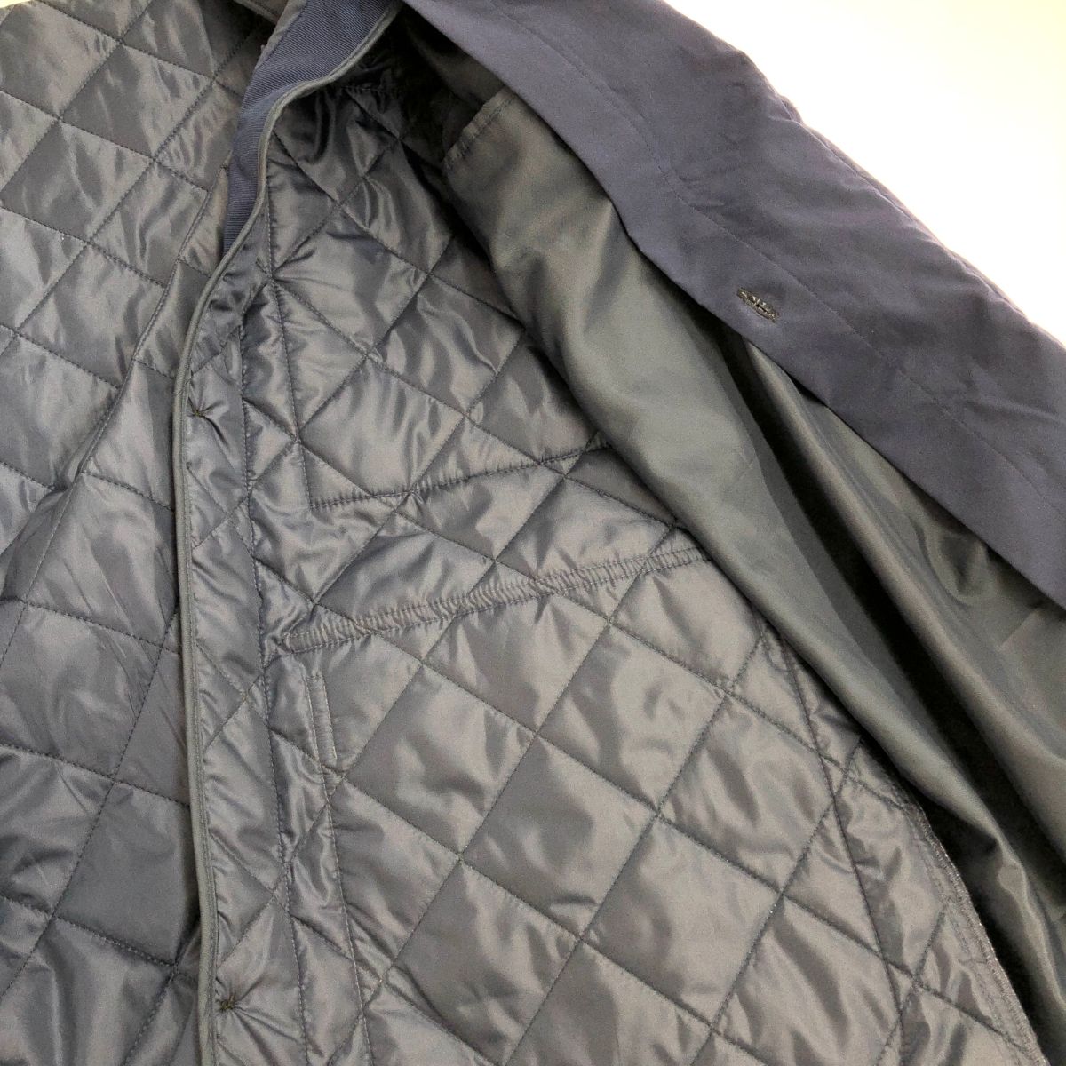 マッキントッシュフィロソフィー ステンカラーコート サイズ40(L) ブラック MACKINTOSH PHILOSOPHY マッキントッシュフィロソフィー ステン