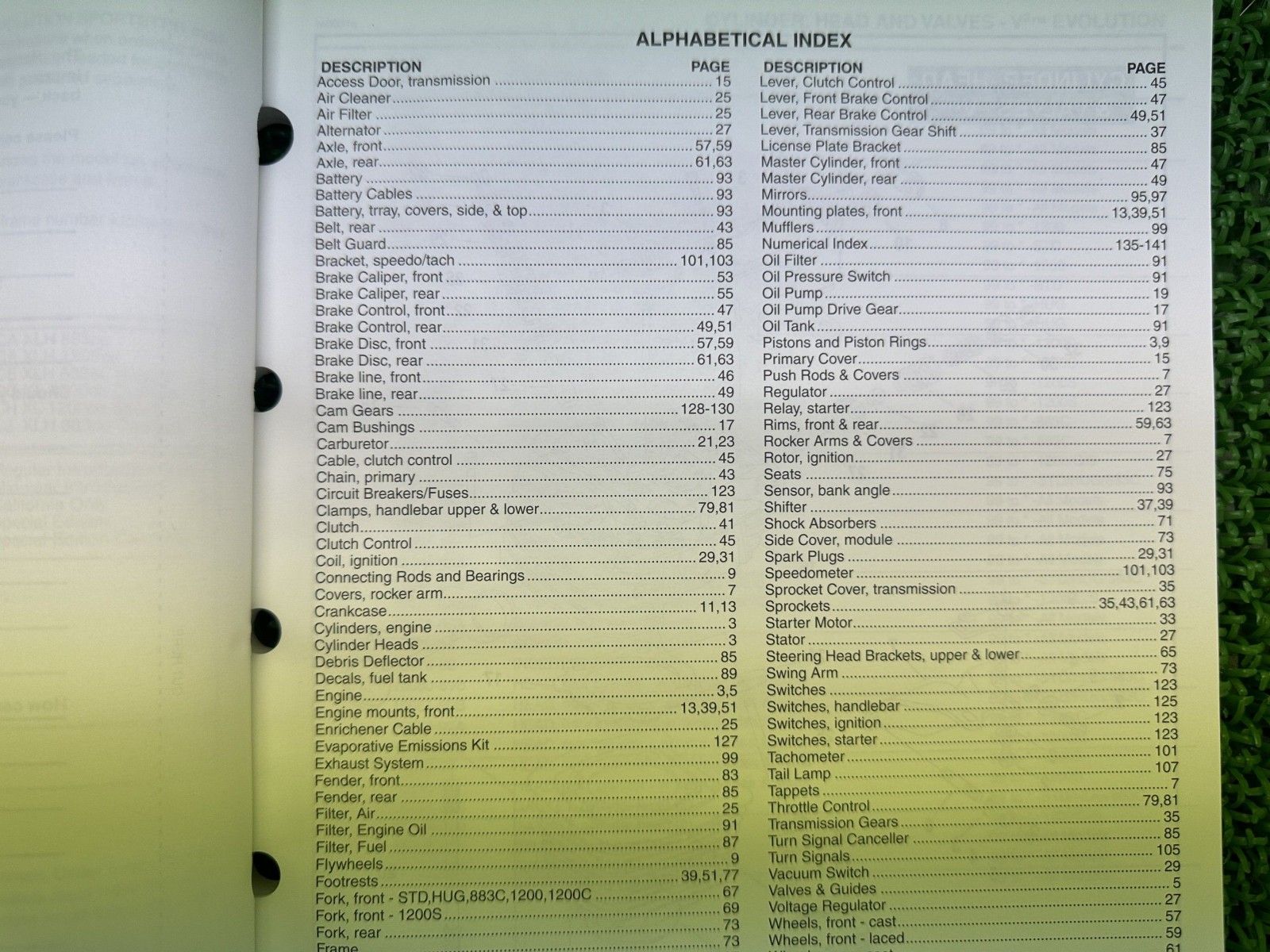 XLH パーツリスト 英語版 ハーレー 正規 バイク 整備書 スポーツスター 1999年～XLHモデル パーツカタログ 車検 パーツカタログ Km
