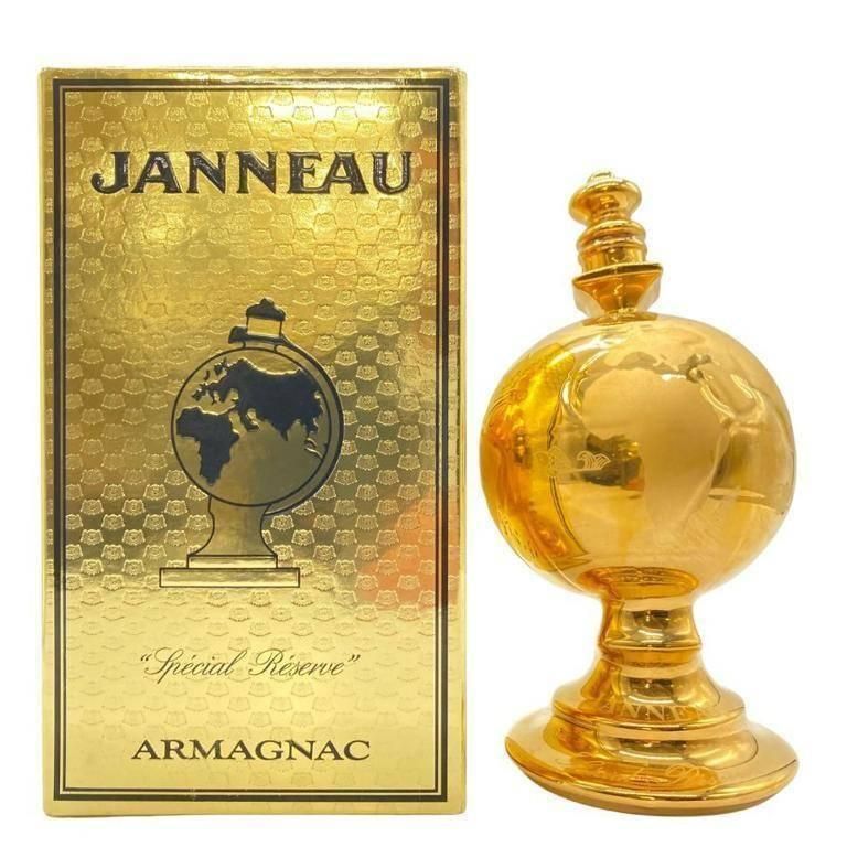ジャノー JANNEAU 地球儀 金 700ml ブランデー アルマニャック