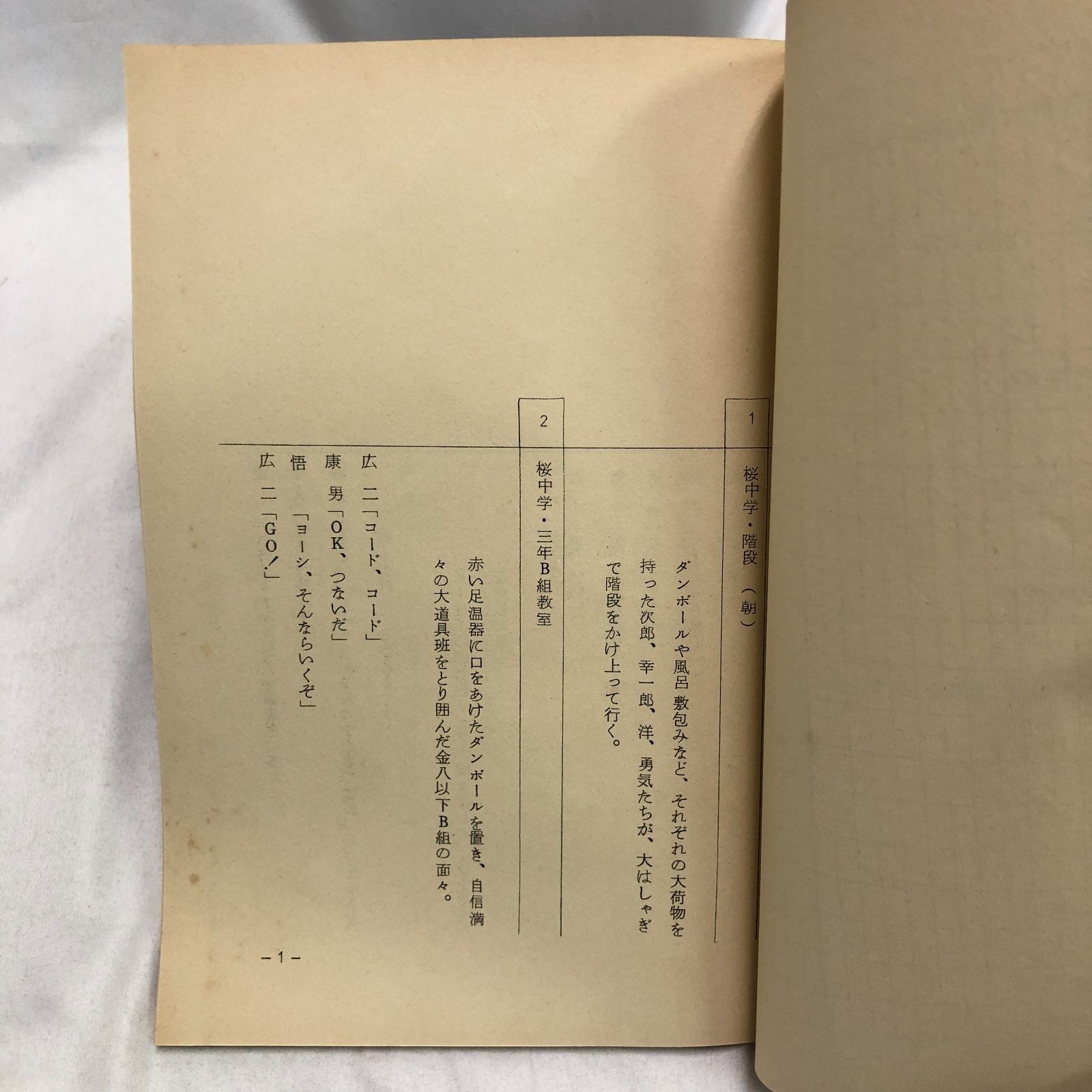  3年B組金八先生 台本 第2シリーズ 第8回 3 B学習発表会2 TBSドラマ 武田鉄矢主演 その他 本