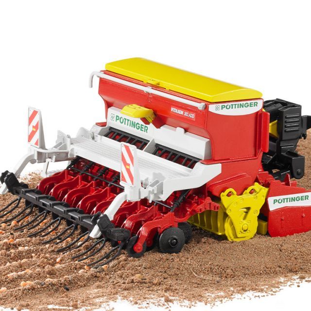 ブルーダー Pottinger 正規輸入品 ドイツ : Bruder Lion3002ロータリーハロー 商品レビューで+2%Bruder Vitasem302ADDハローマウント かいば ポイント+送料ラッピング無料 bruder ベールグリッパー 02537の通販 02017 おもちゃ