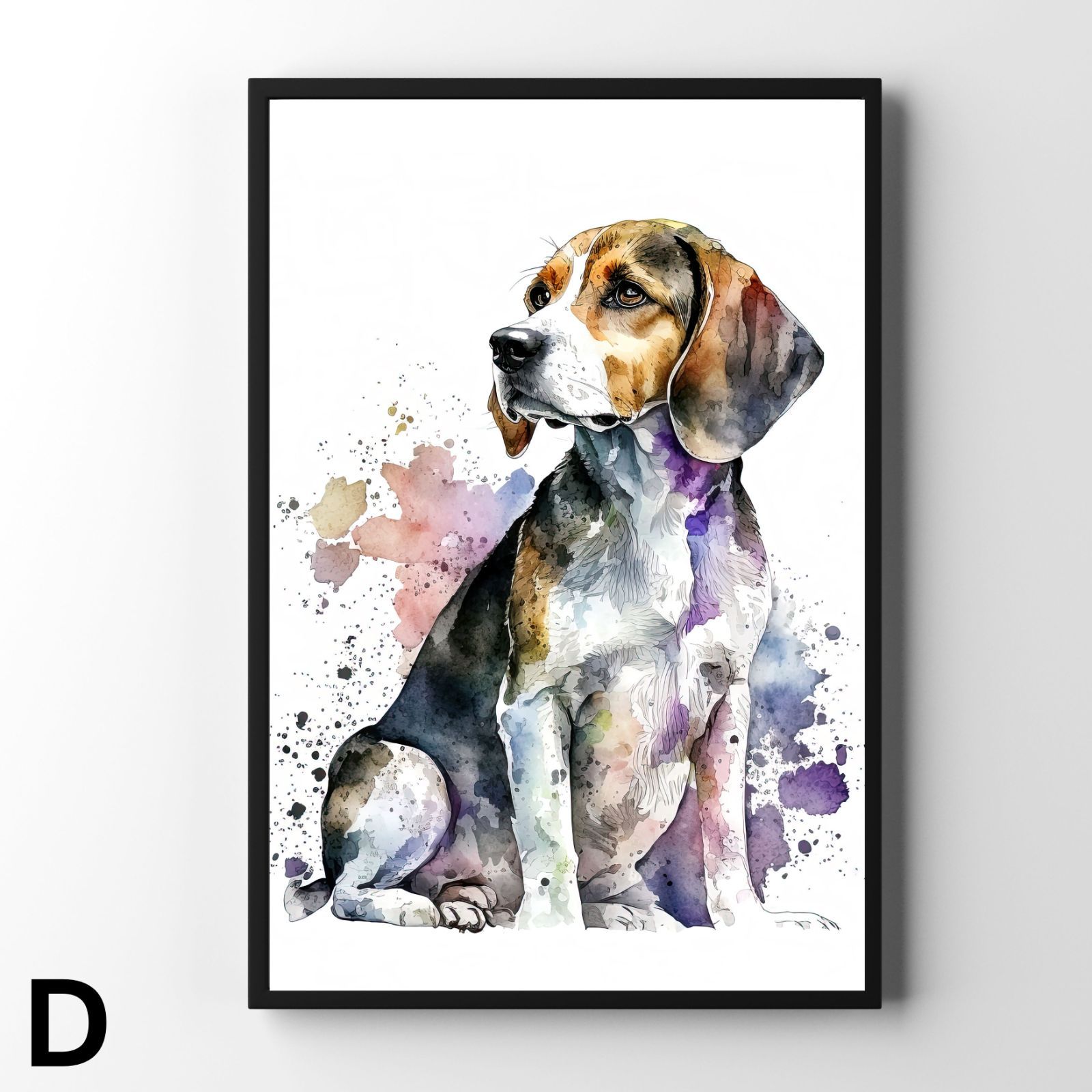 絵画　ガラス製　犬　指名手配　ビーグル　バットドック　baddog 絵画 ガラス製 犬 指名手配 ビーグル バットドック baddog