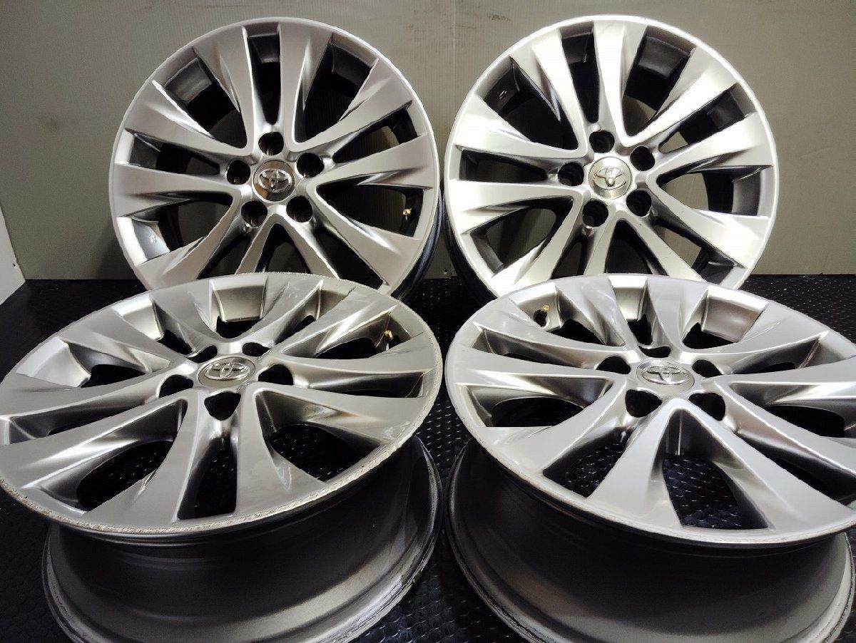 TOYOTA トヨタ 20アルファード 純正ホイール 18インチ 4本 7.5J5HPCD114.3 45 ヴェルファイア ハイグロス VHB516MY