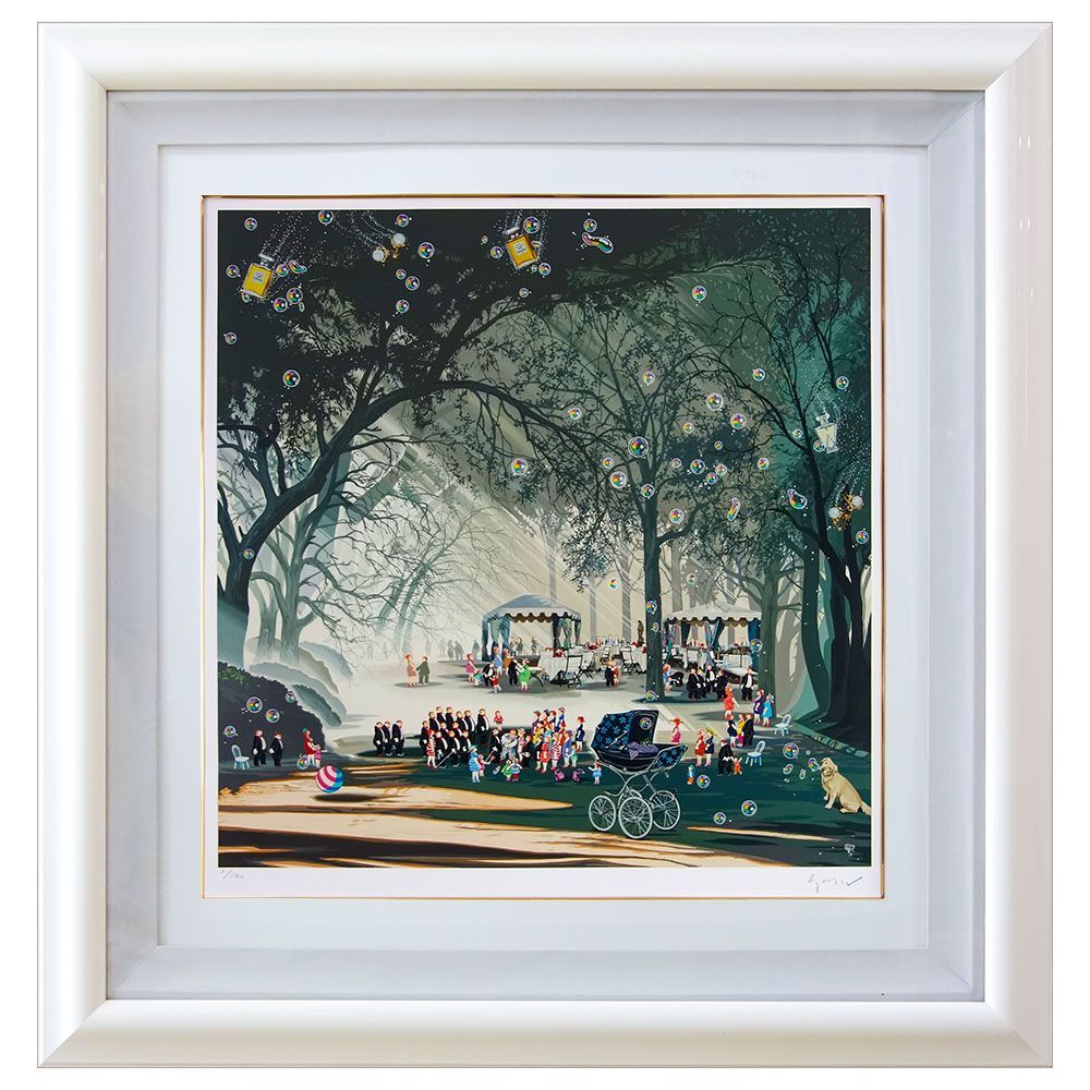 ☆超レア ヒロヤマガタ 風景画 原画 直筆サイン入 世界的人気作家