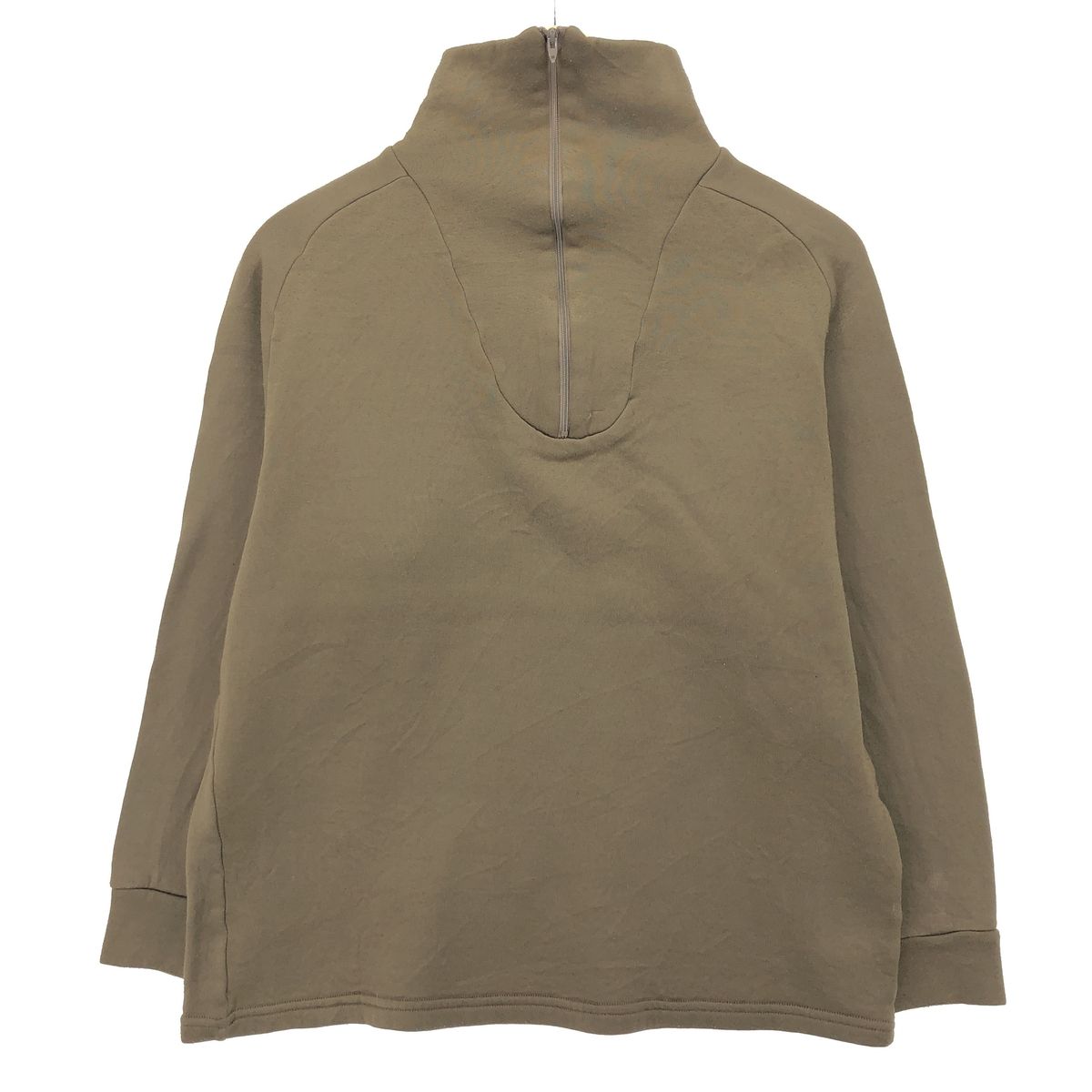 古着 90年代 米軍実品 UNDERSHIRT COLD WEATHER ハーフジップ ミリタリー フリースプルオーバー USA製 MEDIUM メンズM/eaa424739