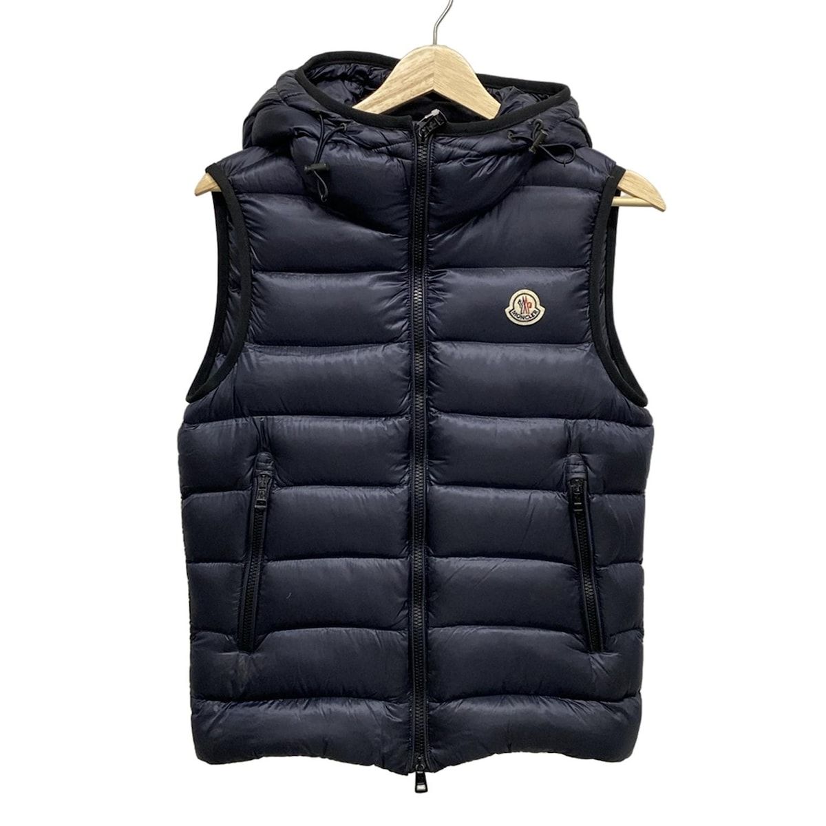 モンクレール 黒 ダウンベスト MONCLER(モンクレール) ダウンベスト サイズ0 XS メンズ RAY