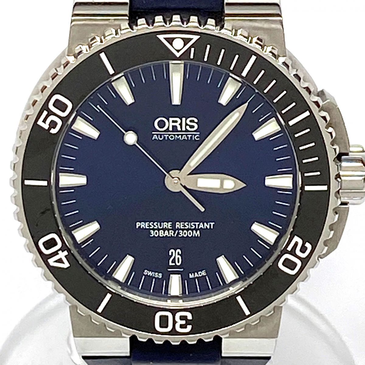 ORIS オリス Aquis アクイス デイト 7653 自動巻き 腕時計 アナログ 津山店
