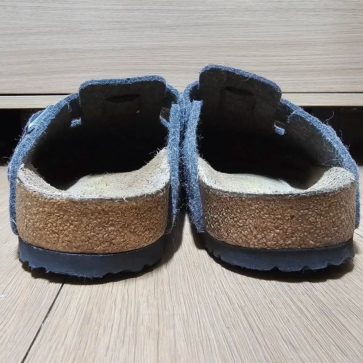 ビルケンシュトック ボストン グレー アンスラジット メンズ