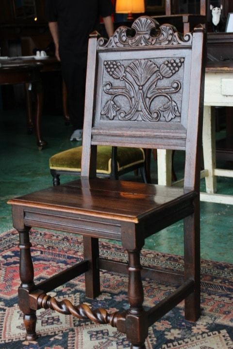 在庫一掃 イギリス アンティーク家具 ビクトリアン ホールチェア ダイニングチェア アンティークチェア 椅子 英国製 mh-1145-5