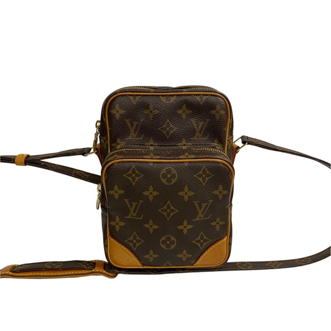 極 美品 LOUIS VUITTON ルイヴィトン アマゾン モノグラム レザー 本革