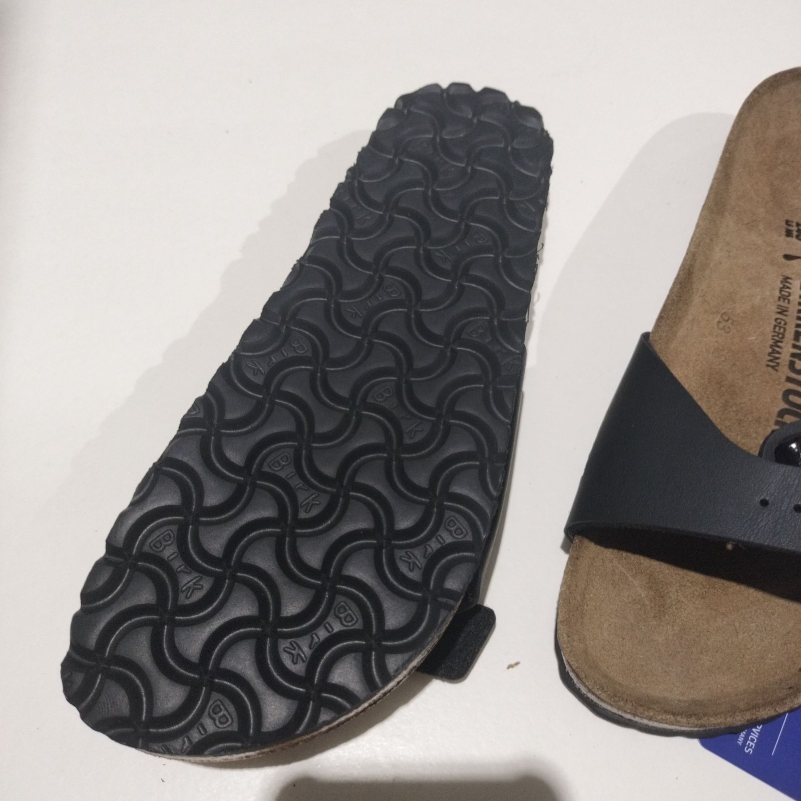 ビルケンシュトック ブラック サンダル 24cm BIRKENSTOCK ブラック