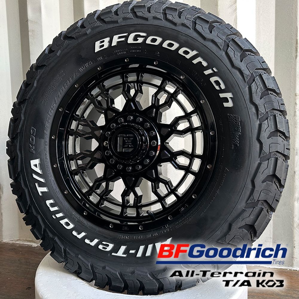 デリカD5 CX-8 RAV4 アウトランダー エクストレイル タイヤホイールセット 17インチ BFグッドリッチ KO3 225/70R17 225/ 65R17 ホワイトレター LEXXEL PreDator - メルカリ