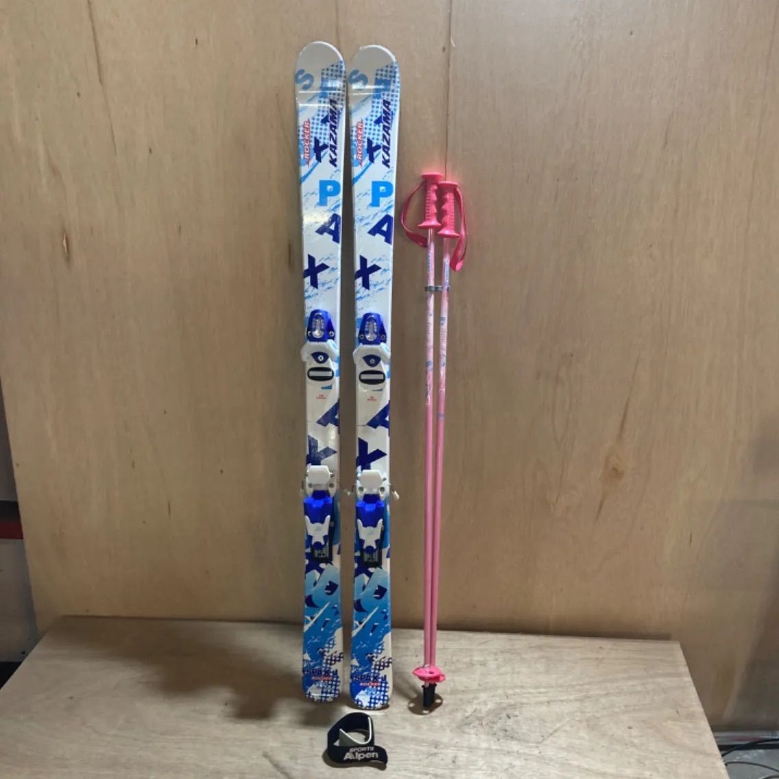 スキーセット KAZAMA 軽 スキー126cm