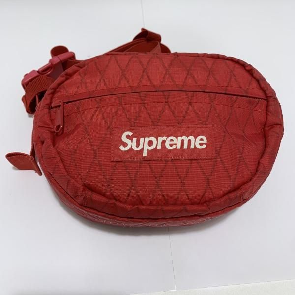 SUPREME 18AW Waist Bag レッド ウエストバッグ シュプリーム 19 240019470660
