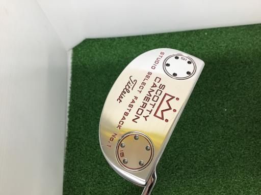 タイトリスト SCOTTY CAMERON STUDIO SELECT FASTBACK 33インチ 15g パター PT スチール フレックスその他 メンズ 男性用 右利き 右用 Cランク ゴルフクラブ