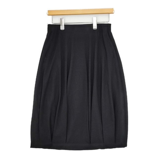 JURGEN LEHL J0113US201 ウールシルク スカート ブラック レディース ヨーガンレール 5-0917T∞