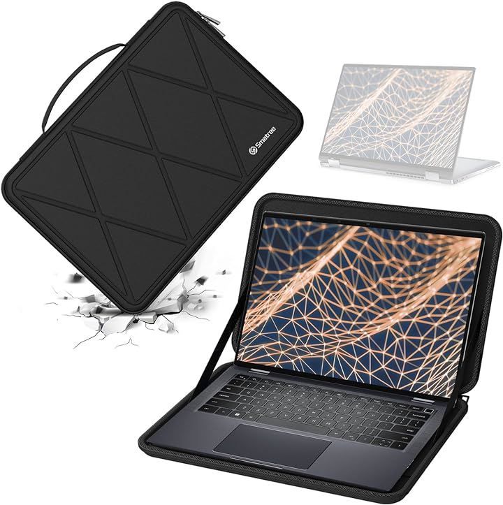 Smatree ハードEVA保護スリーブケース 13.3インチ DELL Latitude 9330 2-in-1ラップトップ専用ハードケース 防水 360度耐衝撃 M29( Black，  For DELL 13.3インチ（M29）)