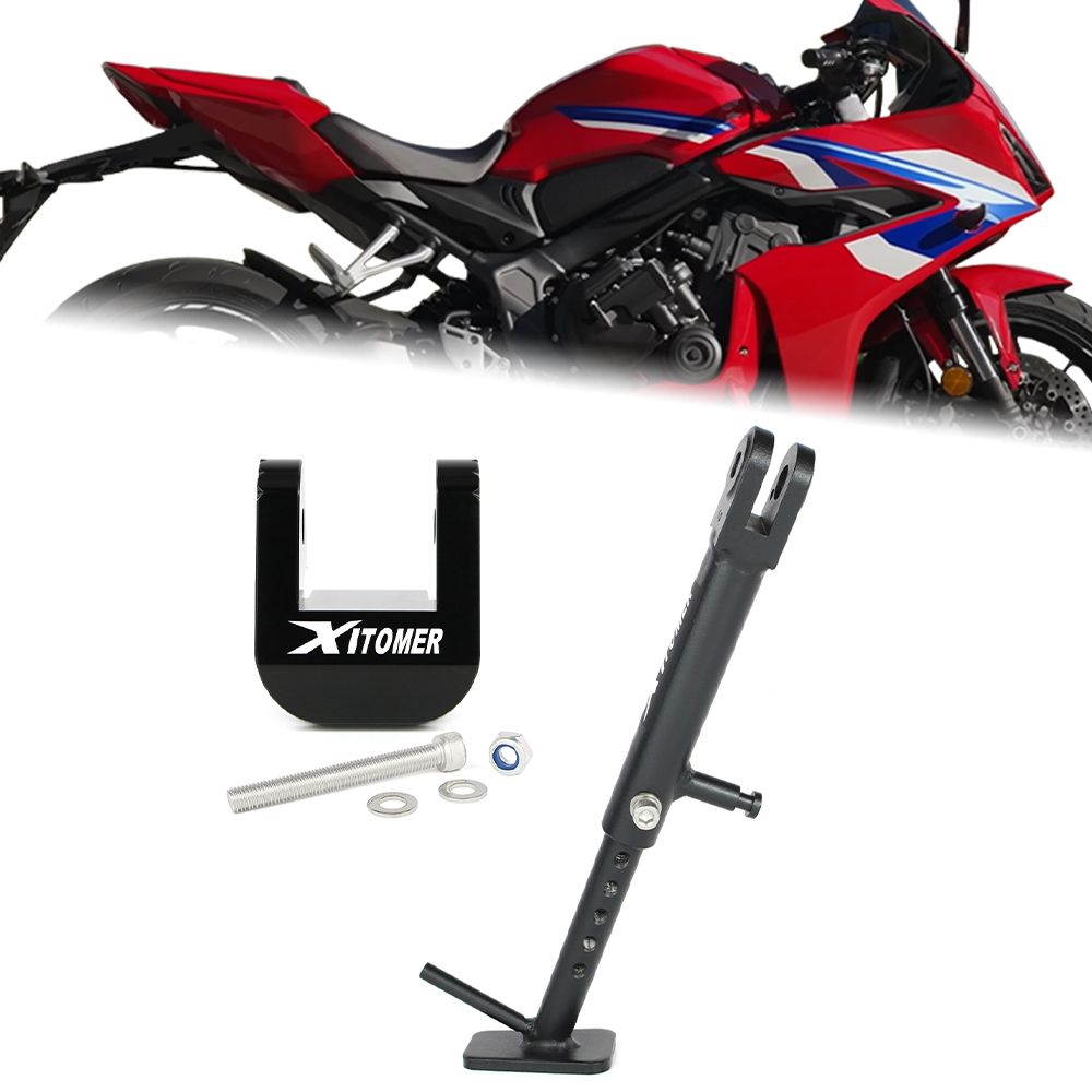 バイク 二輪調整式キックスタンドサイドスタンド＆リアローリングリンク ホンダ CB650F CBR650F 2014-2018 CB650R CBR650R 2019-2025