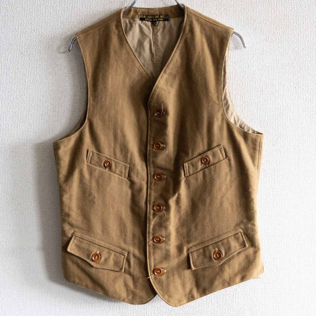 フリーホイーラーズ　デニムベスト　GREAT LAKES 36 ベスト フリーホイーラーズ デニムベスト GREAT LAKES 36 ベスト フリー