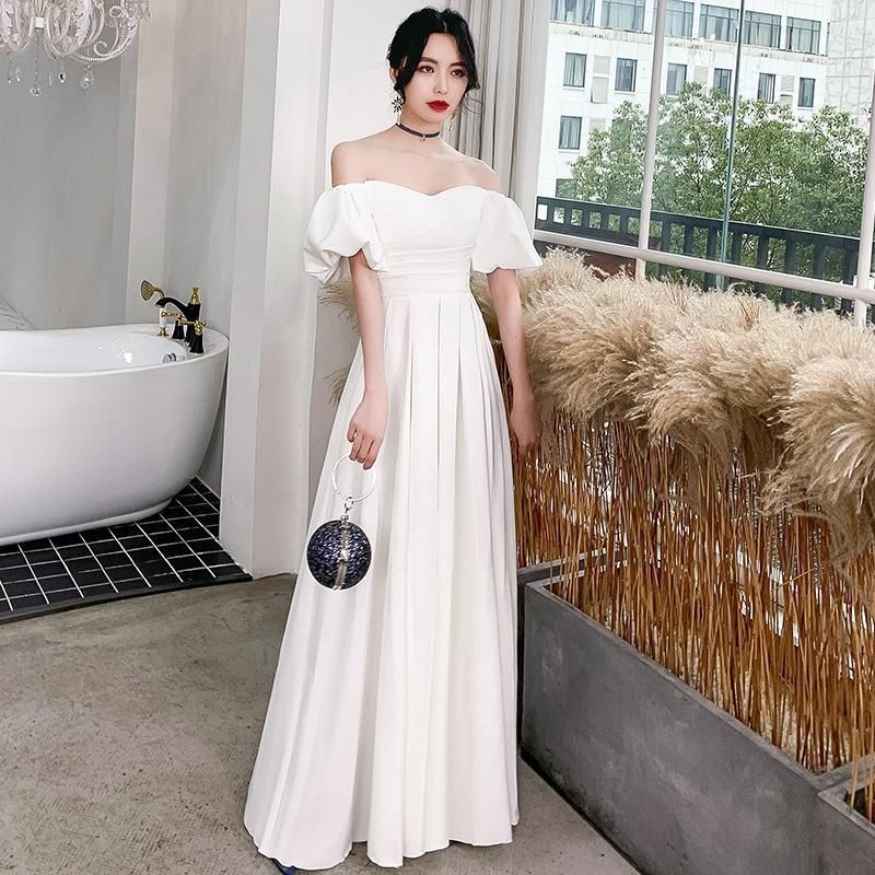 パーティードレス結婚式 ロングドレス イブニングドレスきれいめ