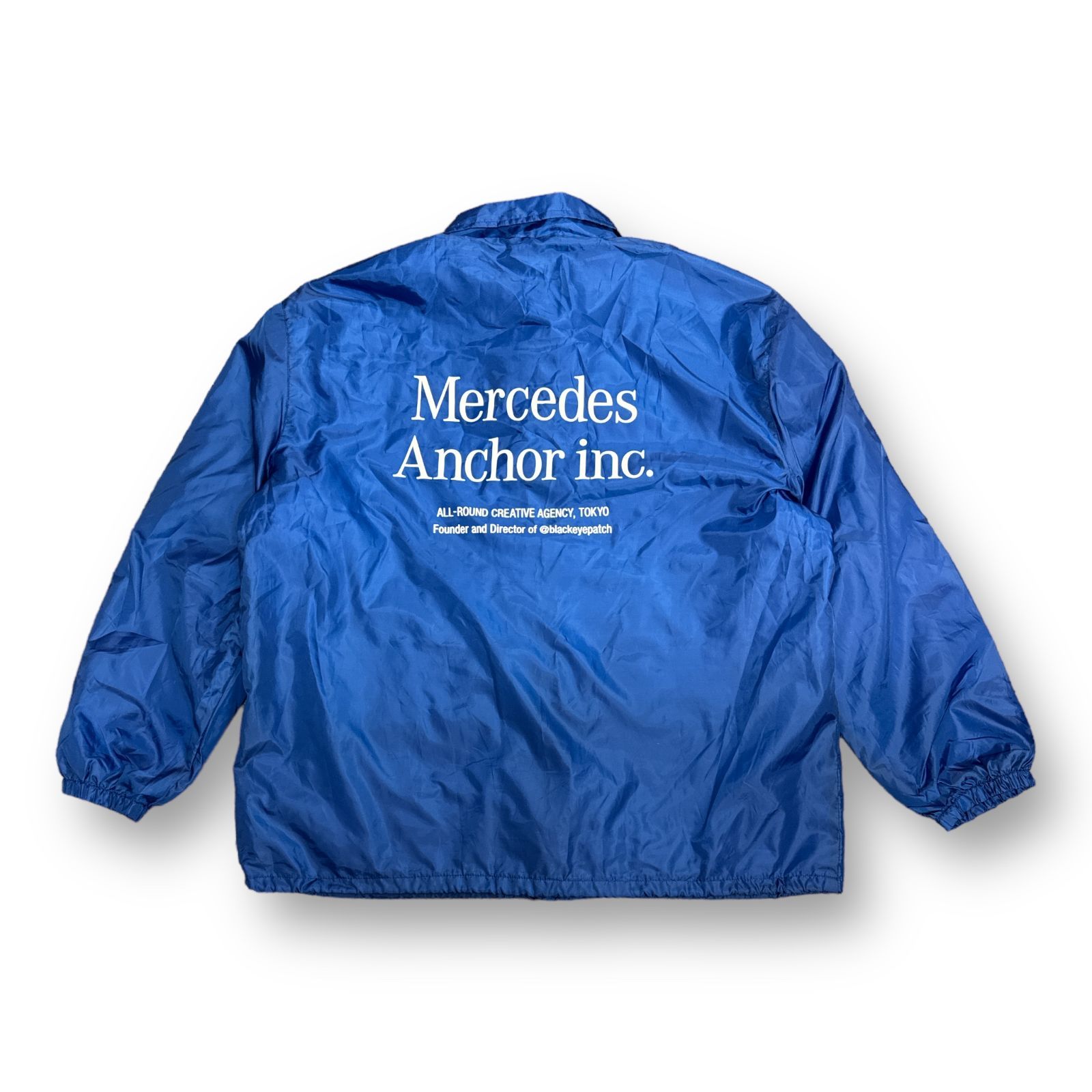 Mercedes Anchor Inc. Coach Jacket blue - ナイロンジャケット