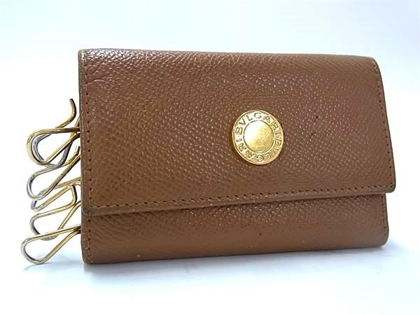 最も  ブルガリブルガリ BVLGARI □美品□ レザー 鍵 キーケース 6連 小物