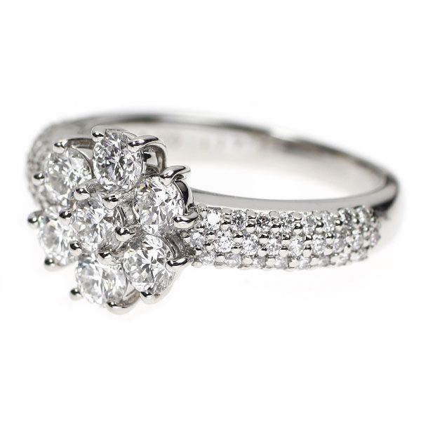 Pt900 ダイヤモンド リング 1.17ct - メルカリ