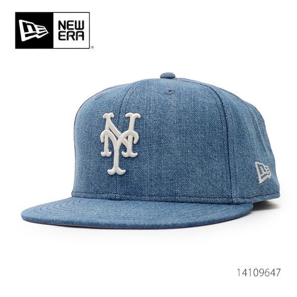 ニューエラ【ＮＥＷ ＥＲＡ】9FIFTY Denim ニューヨーク・メッツ ウォッシュドデニム キャップ 950 帽子 サイズ調整可能 ユニセックス
