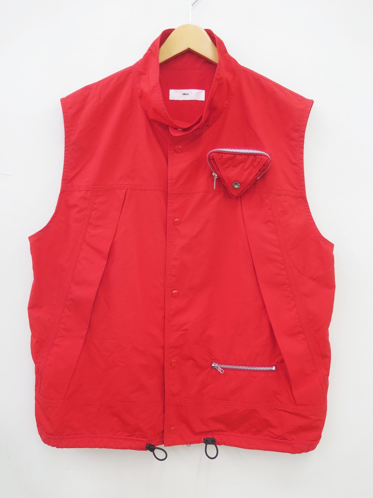 TOGA VIRILIS トーガビリリース TV241-FE316 24SS NYLON TAFFETA VEST ナイロンベスト 46
