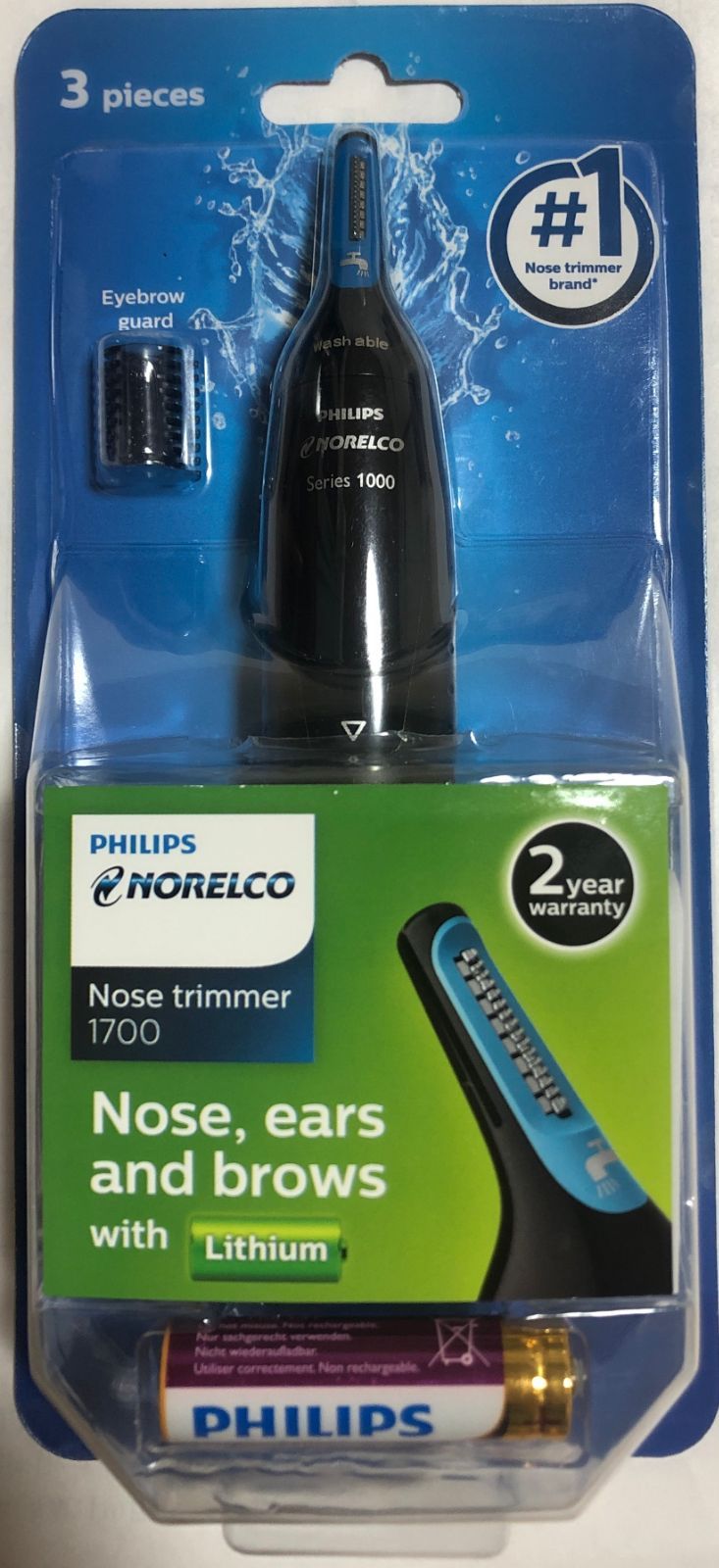 PHILIPS NORELCO Nose trimmer 1700