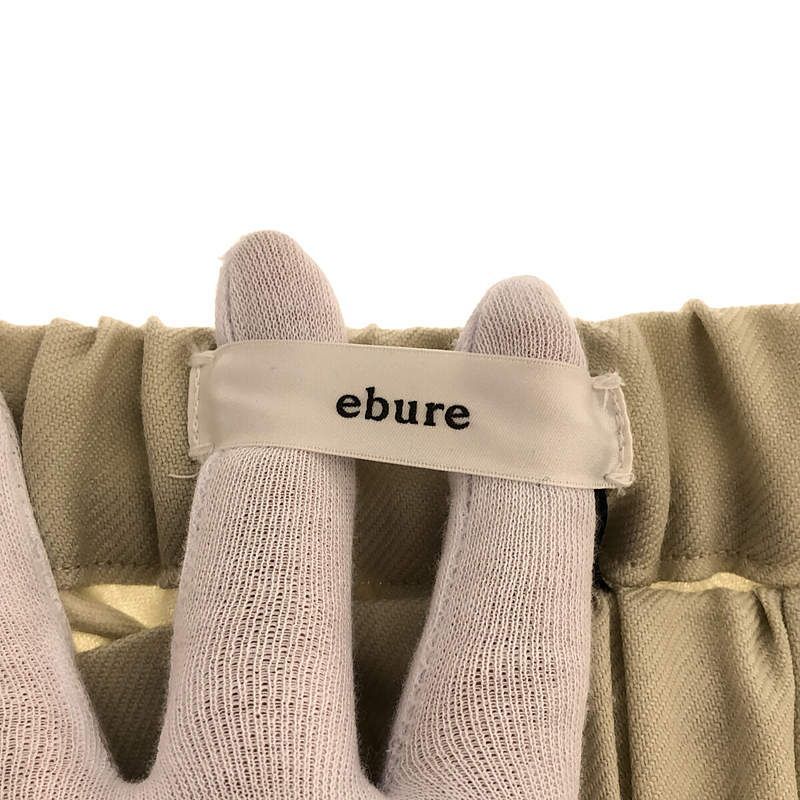 ebure / エブール | ウールサキソニー イージーカーゴパンツ | 38