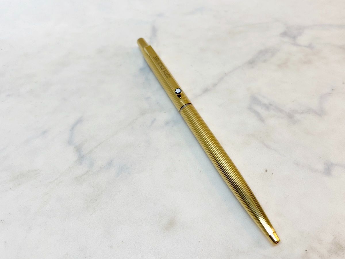 9/28値下げ MER207 MONTBLANC(モンブラン)ゴールド ボールペン 直径 9/28値下げ MER207 MONTBLANC(モンブラン)ゴールド ボールペン 直径