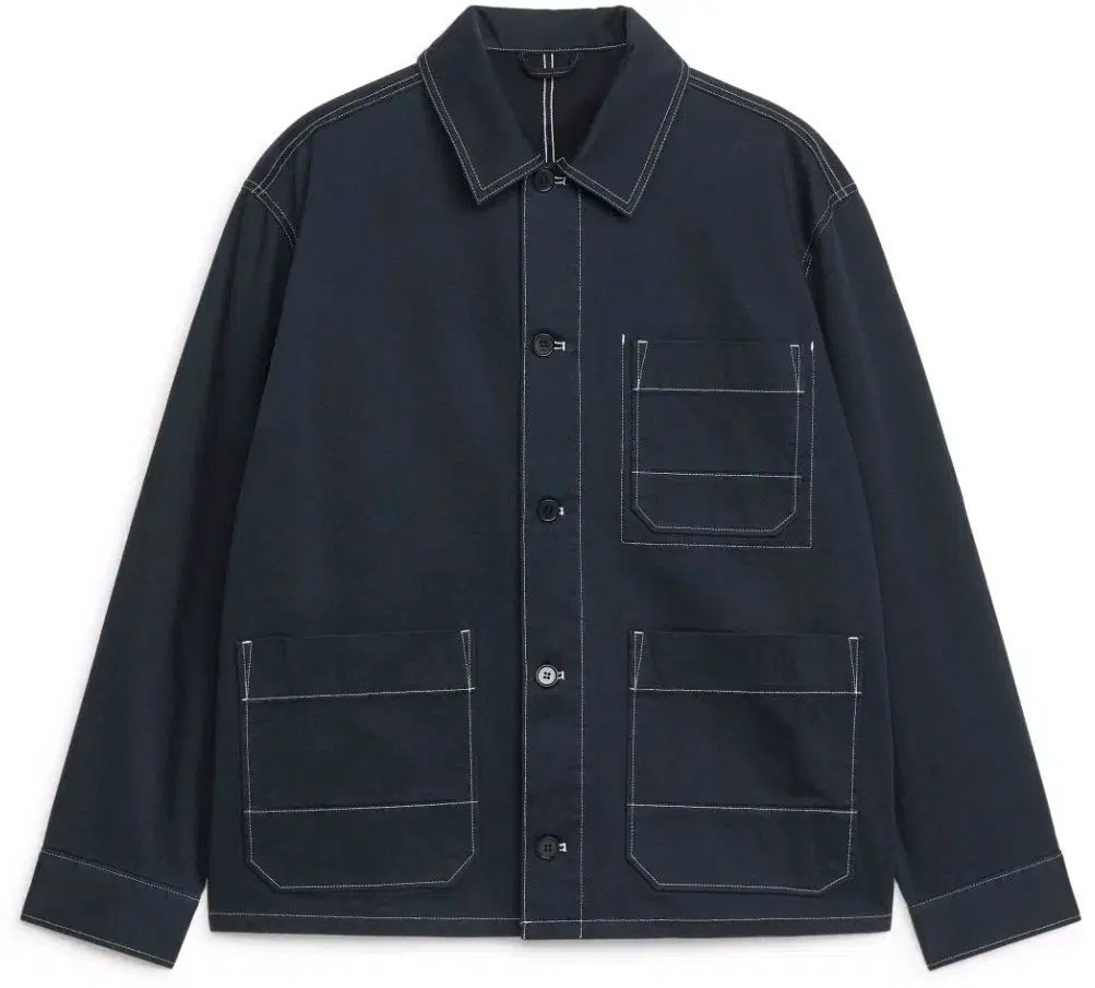ARKET アーケット コットンサテン オーバーサイズシャツ 54