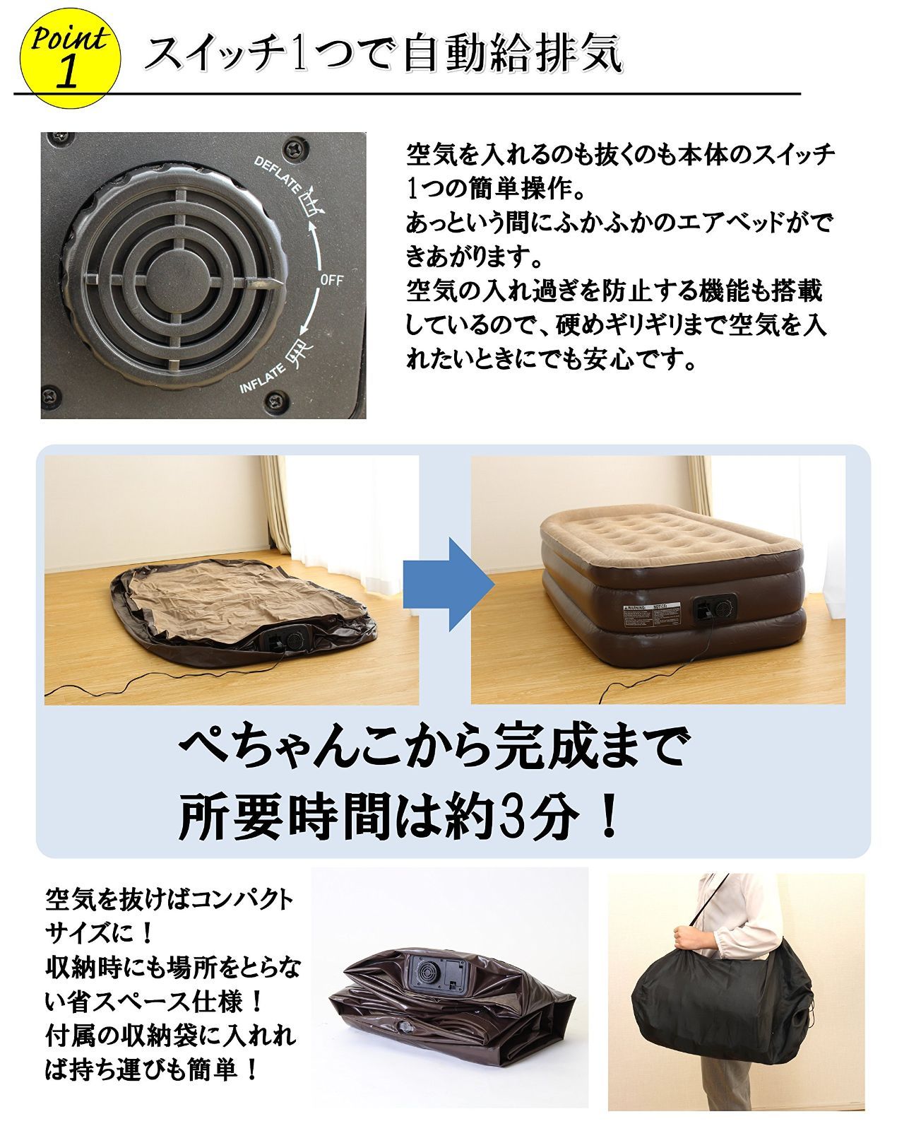 電動エアーベッド