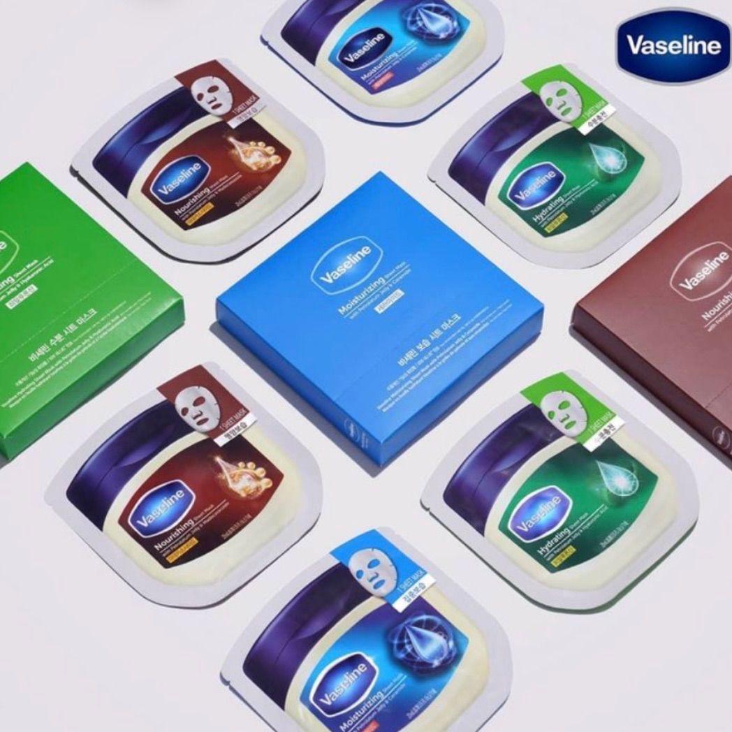 韓国 DAISO ダイソー 限定 Vaseline ヴァセリン シートマスク
