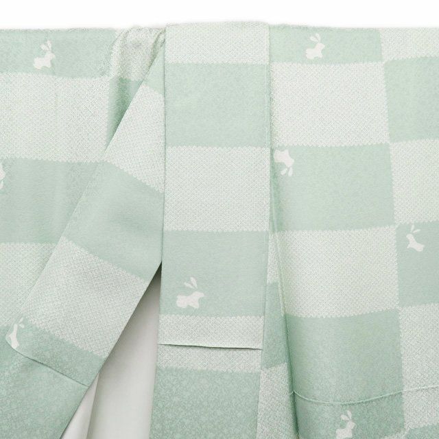 小紋 袷 ウサギちゃん 小紋 袷 ウサギちゃん うさぎ小町 アンティーク着物・リサイクル