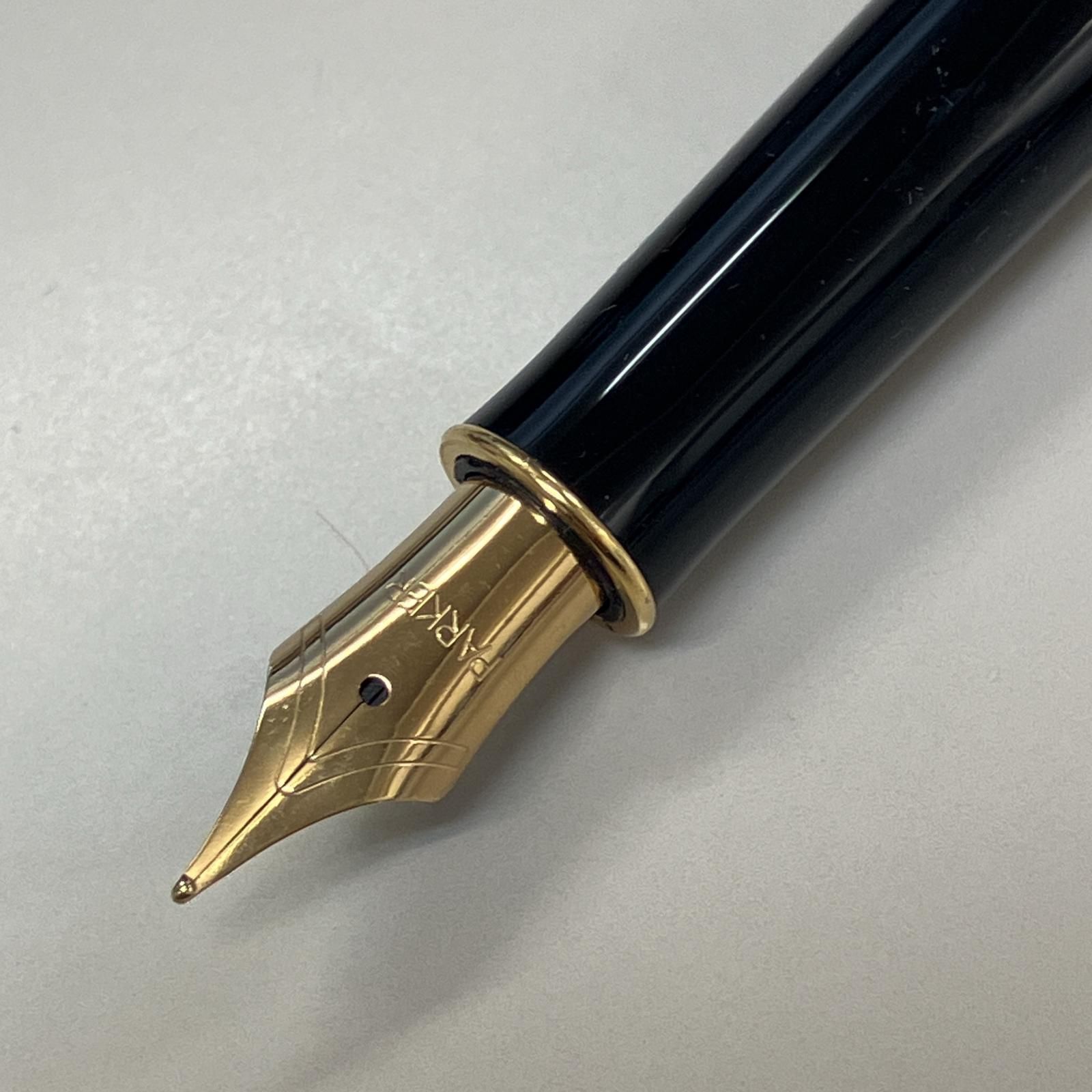 美品 送料込み】パーカー 万年筆 グリーンマーブル ソネット