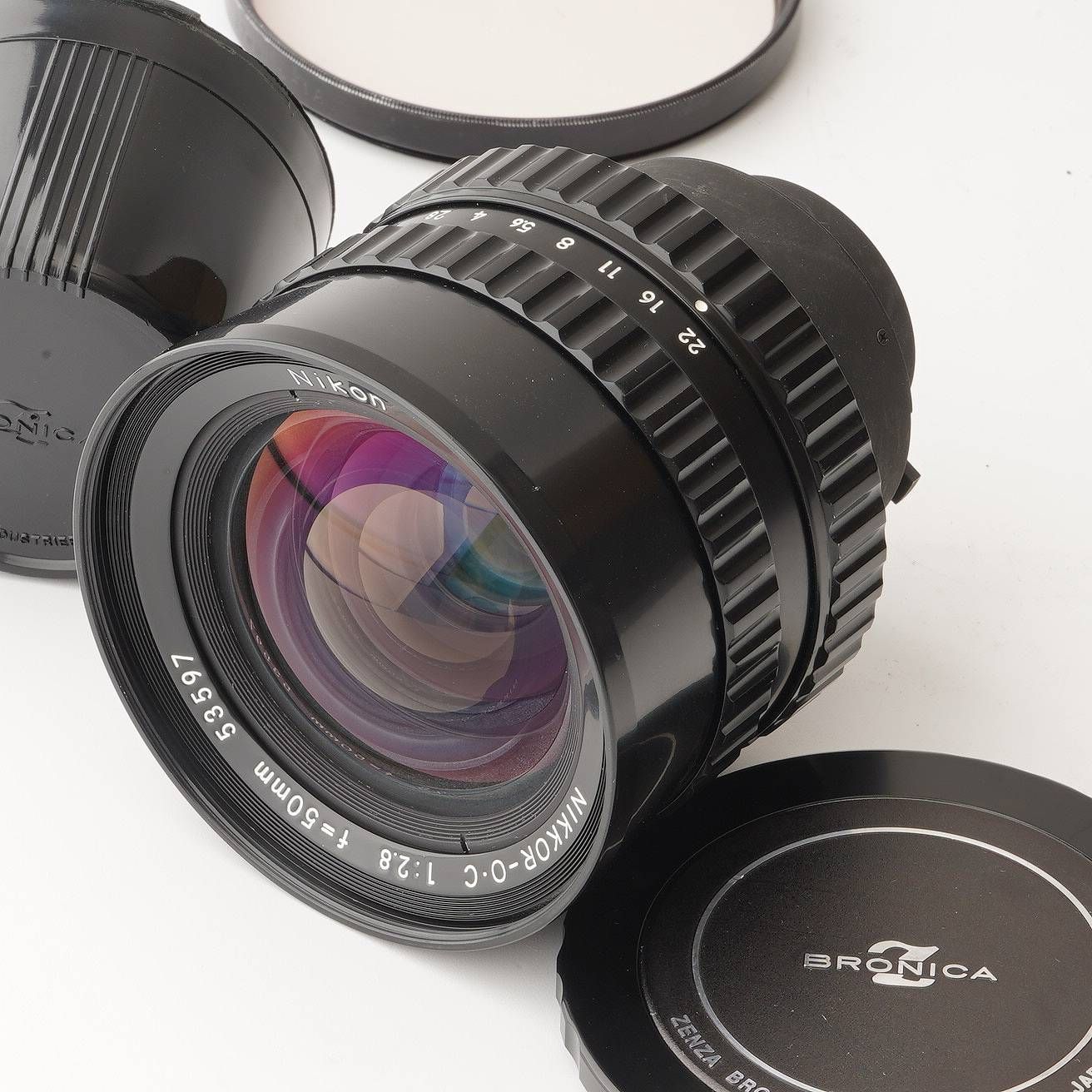 NIKKOR-O・C 50mm F2.8 単焦点 中判レンズ ブロニカ用 ニコン ZENZA