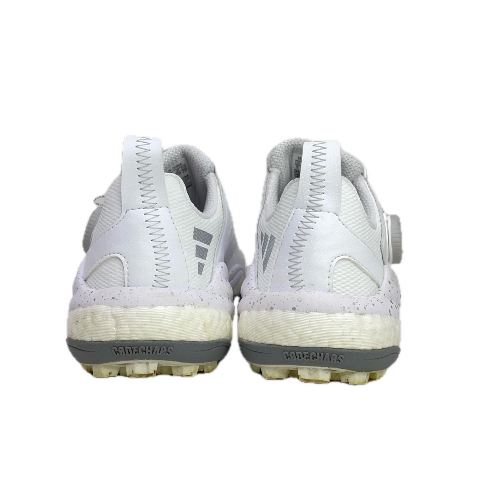 adidas ゴルフシューズ ホワイト 22cm 中古 アディダスゴルフ adidas GOLF ゴルフシューズ 22cm ホワイト