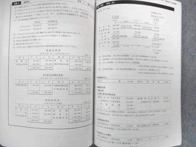 UF01-009 CPA会計学院 公認会計士 財務会計論(計算) テキスト/個別計算 ...