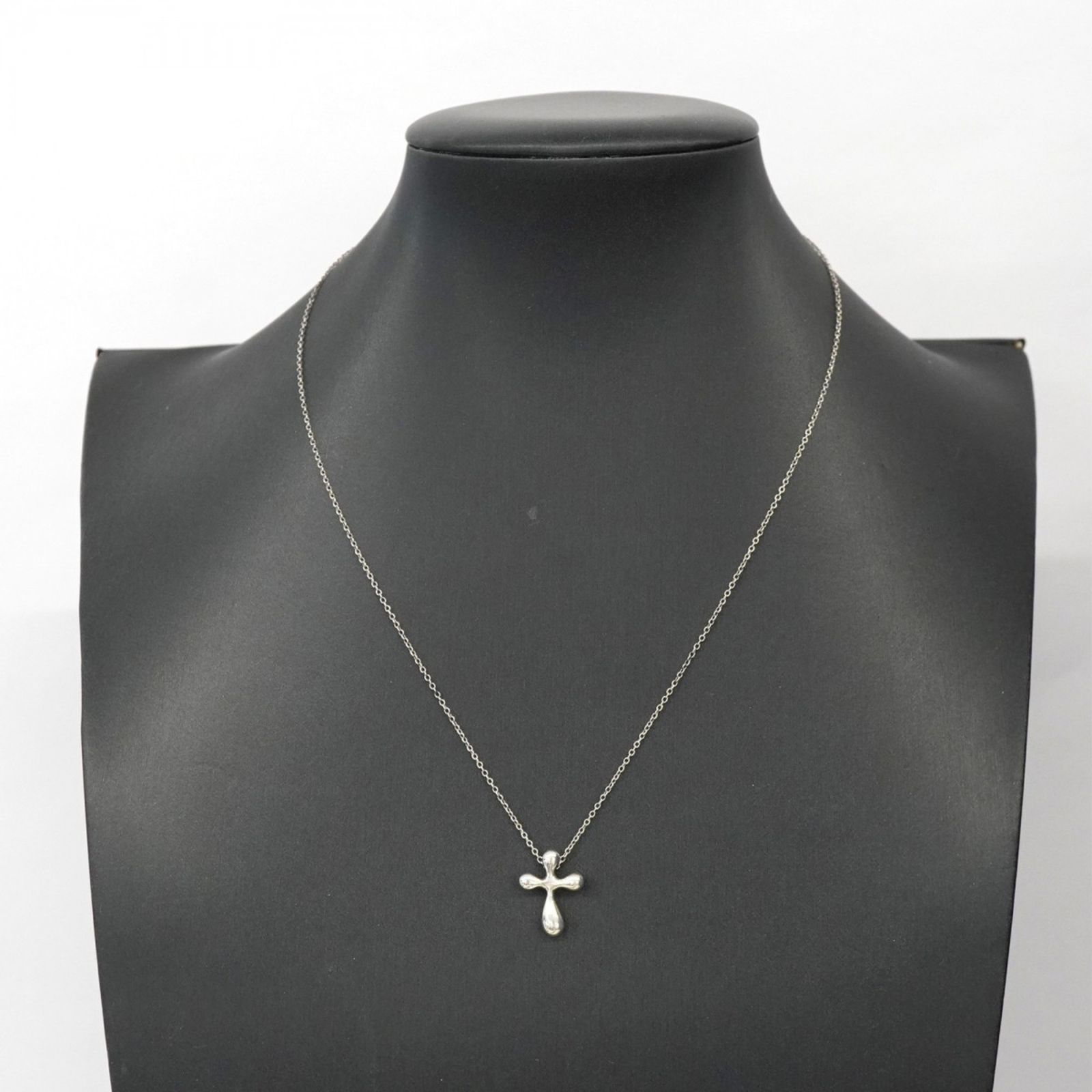 ティファニー Tiffany&Co シルバー sv925 ネックレス クロス TIFFANY&Co. ティファニー クロス 十字架 モチーフ ネックレス