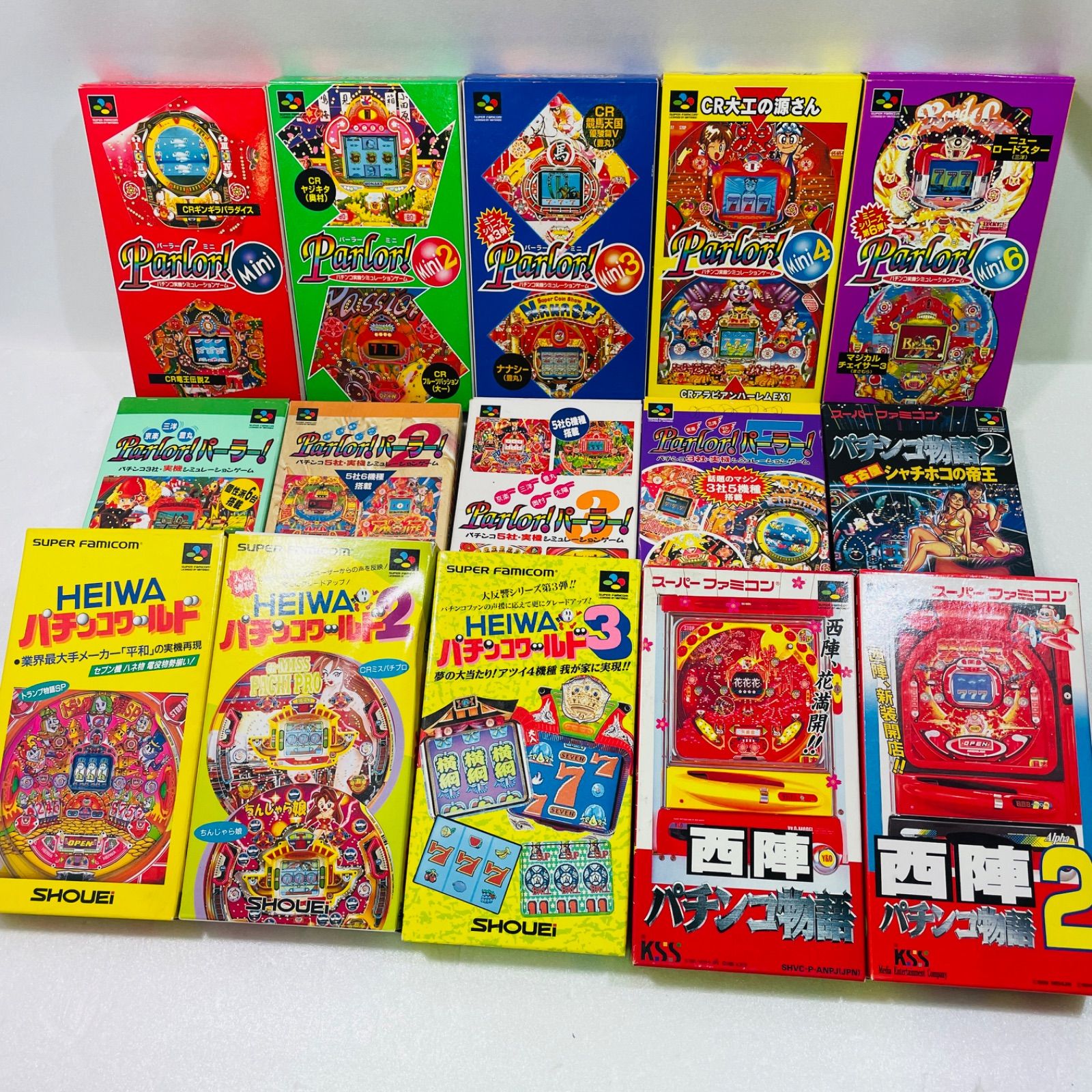 パチンコ系 スーパーファミコンソフト 15本まとめ売り - メルカリ