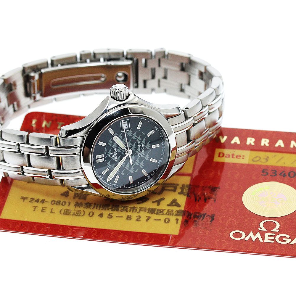 オメガ OMEGA 2588.80 シーマスター120 ジャックマイヨール2002 デイト  