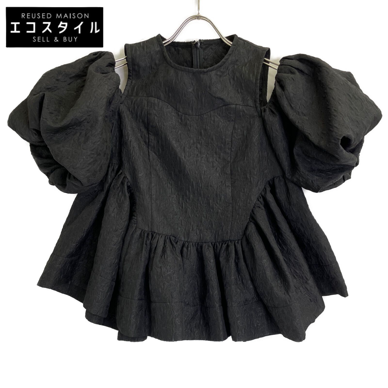 Bibiy ビビィ B40-TS063BKF 24SS ﾌﾞﾗｯｸ JOSEPHINE TOP F - メルカリ